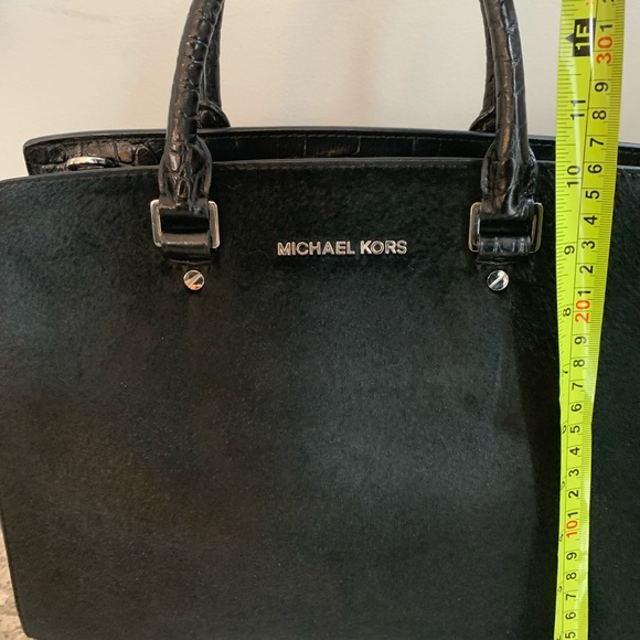 Michael Kors black cow-hair and patten! Like new! - Picture 5 of 8